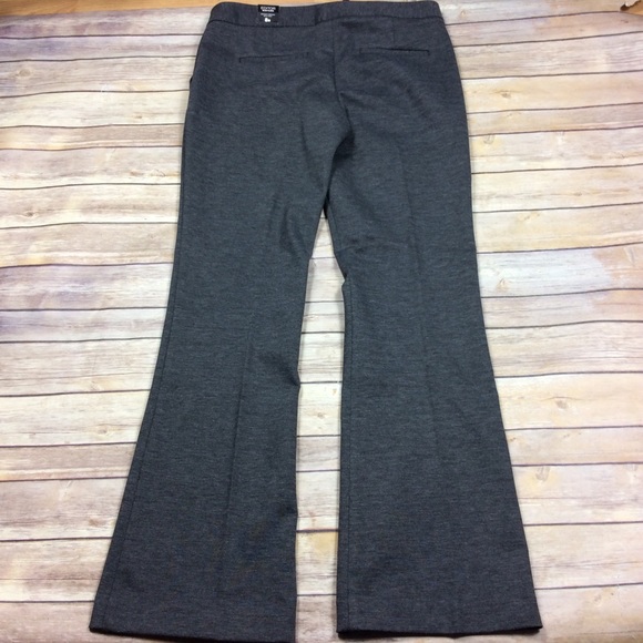 ❗️SOLD❗️Express Editor Gray Slim Flare Dress Pants - Picture 2 of 8